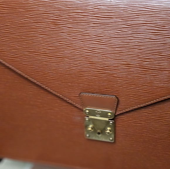 #00520-0588 LOUIS VUITTON EPI LEATHER DOCUMENT BAG KENYAN BROWN - Picture 5 of 14
